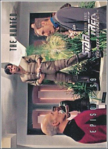 Star Trek: The Next Generation - The Episode Collection Season Three (Base Set) card 264 The Hunted, Episode 59C