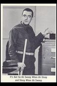 Gomer Pyle (Base Set) card 15 It's Got So Ah Sweep When Ah Sleep and Sleep