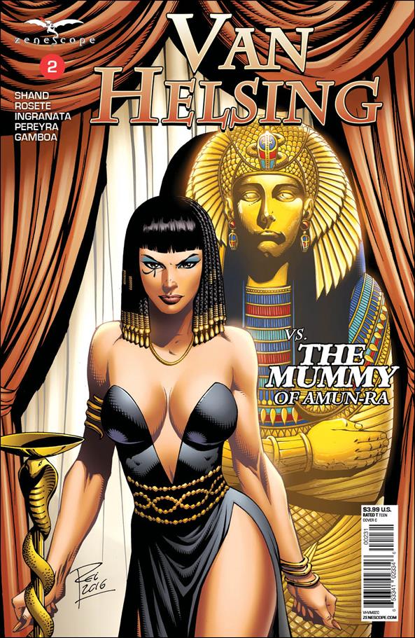 Van Helsing vs the Mummy of Amun-Ra issue 2-C Renato Rei Cover