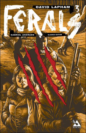 Ferals issue 3-D Slashed Cover 1:3