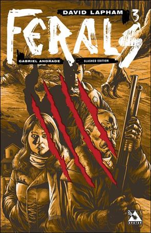 Ferals issue 3-D Slashed Cover 1:3