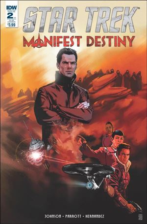 Star Trek: Manifest Destiny issue 2-B Tony Shasteen Subscription Cover