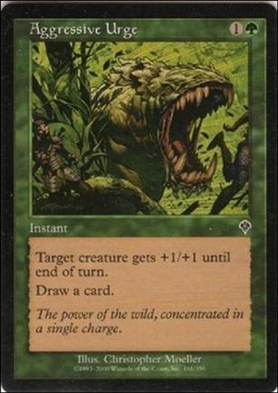 Magic the Gathering: Invasion (Base Set) card 181 Aggressive Urge