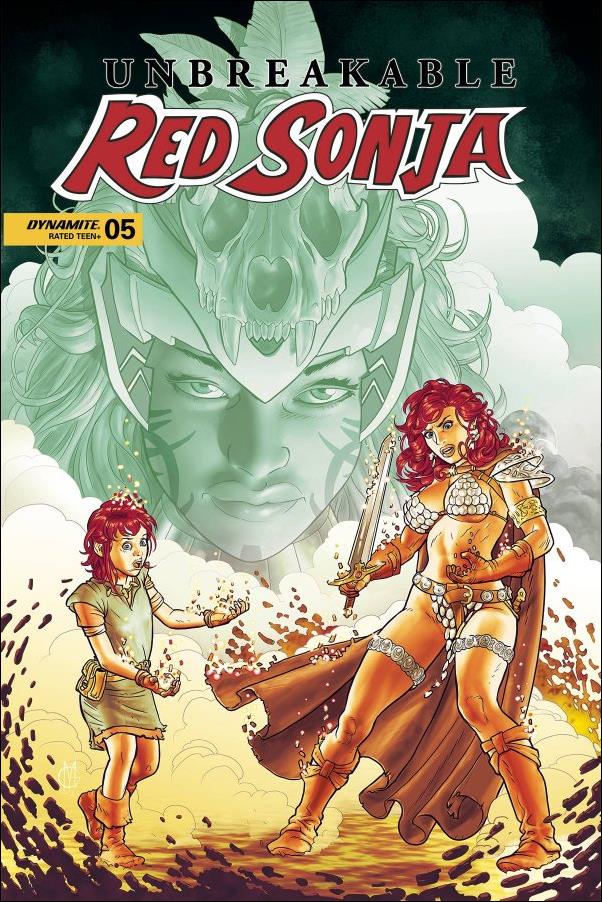 Unbreakable Red Sonja issue 5-C Giuseppe Matteoni Cover