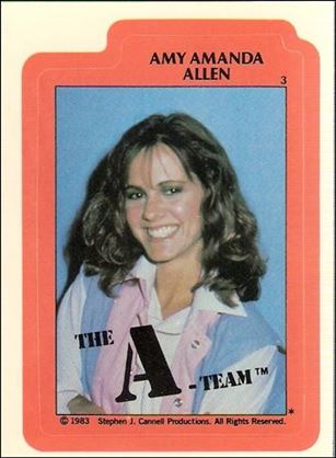 A-Team (Sticker Subset) card 3 Amy Amanda Allen