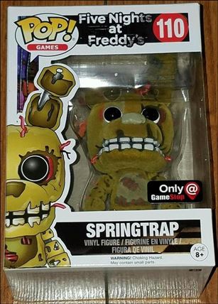 POP! Games figure 110-C Springtrap (Flocked GameStop Exclusive)