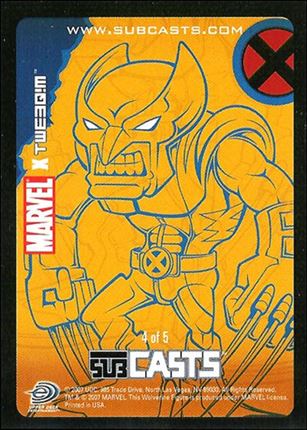 2007 Marvel Masterpieces (Subcasts Gamepiece Subset) card 4 Wolverine