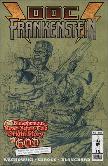 Doc Frankenstein issue 6-B Sketch Cover