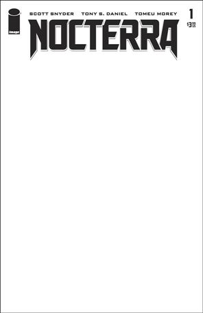 Nocterra issue 1-E Blank/Sketch Cover
