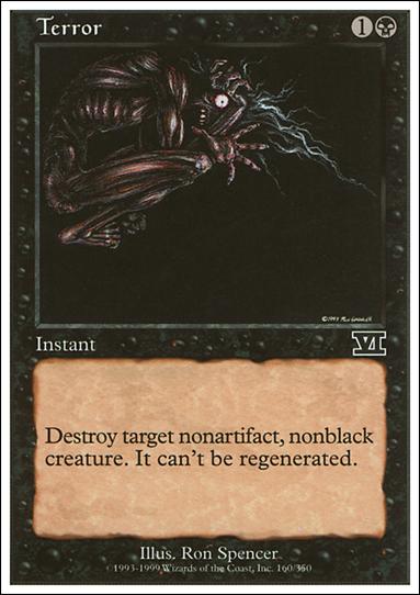 Magic the Gathering: 6th Edition (Base Set) card 160 Terror