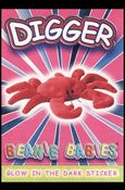 Beanie Babies Series 4 (Glow in the Dark Sticker Subset) card nn9 Digger
