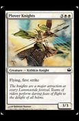 Magic the Gathering: Duel Decks: Knights vs. Dragons (Base Set) card 20 Plover Knights