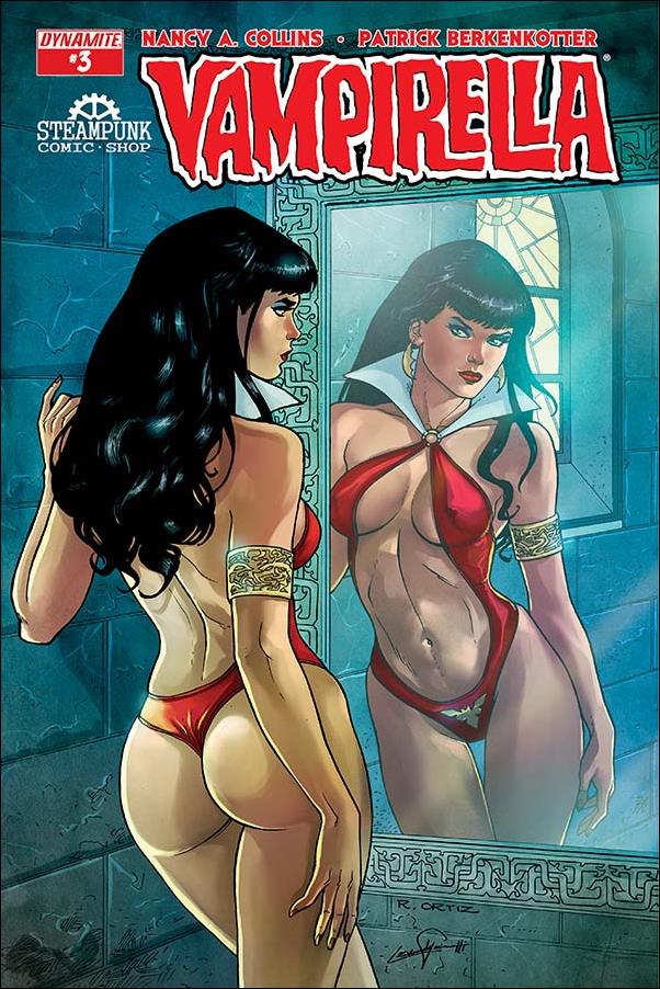 Vampirella (2014) issue 3-D Richard Ortiz Steampunk Comic Shop Cover