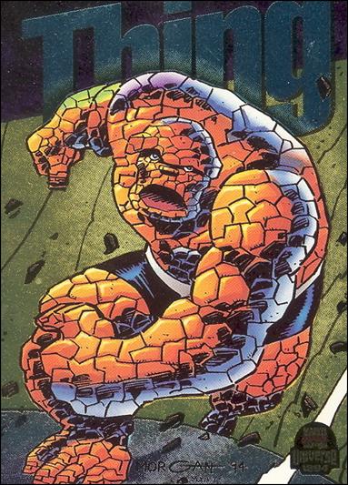 Marvel Universe: Series 5 (Power Blast Subset) card 9-C Thing (Gold Foil)