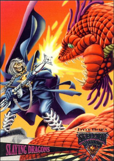 Fleer Ultra Skeleton Warriors (Base Set) card 87 Slaying Dragons