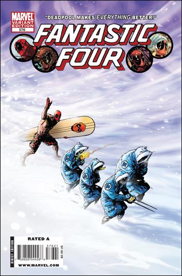 Fantastic Four (1961) issue 576-B 1:15 "Deadpool" Cover