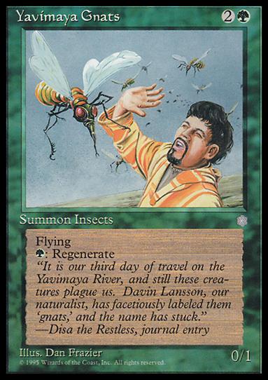 Magic the Gathering: Ice Age (Base Set) card 280 Yavimaya Gnats