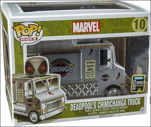 POP! Rides figure 10-C Deadpool's Chimichanga Truck (Grey) Summer Con