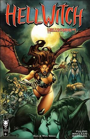 Hellwitch: Hellbourne issue 1-Q Black & White Edition