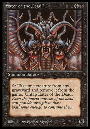 Magic the Gathering: The Dark (Base Set) card 44 Eater of the Dead