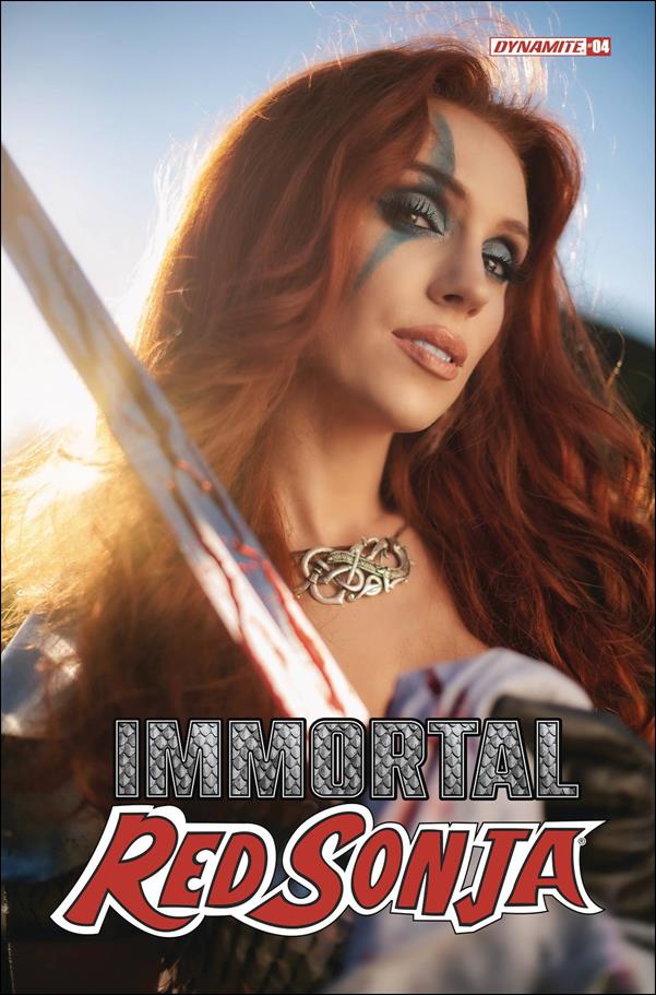 Immortal Red Sonja issue 4-E Cosplay Photo Cover