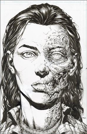 Walking Dead Deluxe issue 3-F David Finch 1:25 B&W Virgin Cover (2nd Printing)