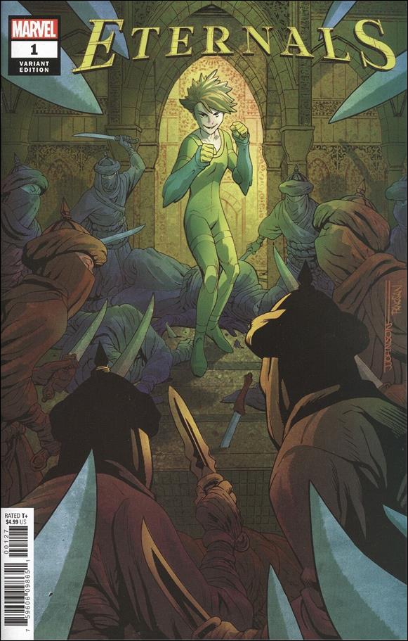 Eternals (2021) issue 1-H Jeff Johnson Cover