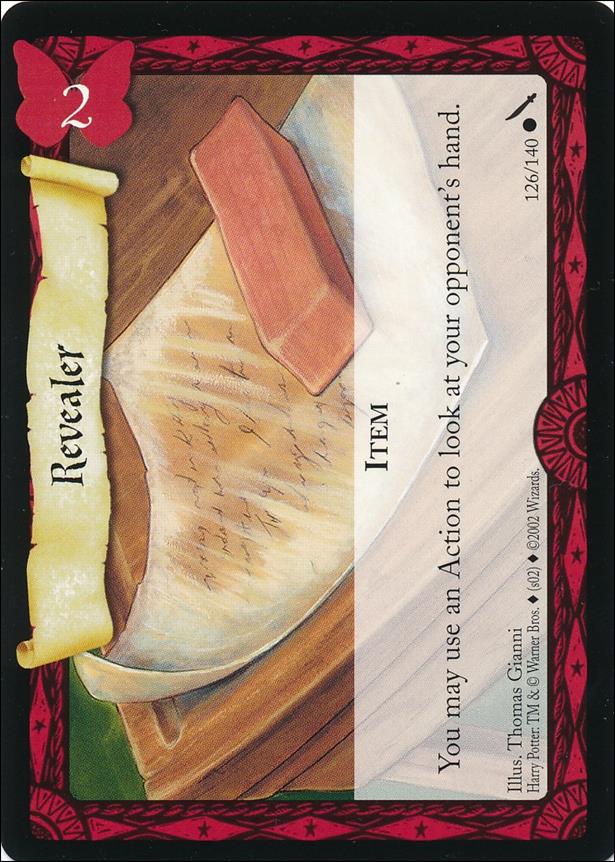 Harry Potter: Chamber of Secrets (Base Set) card 126 Revealer