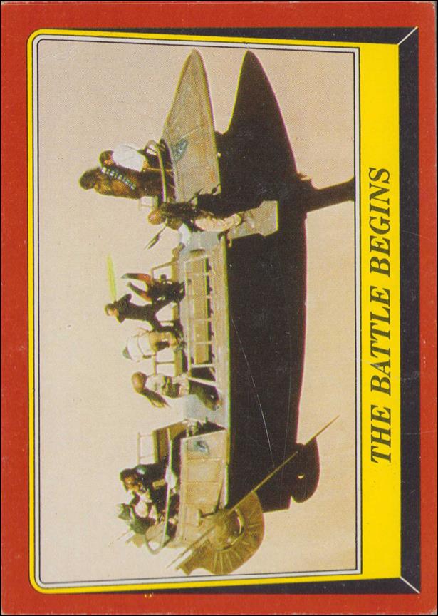 Star Wars: Return of the Jedi: Series 1 (Base Set) card 42 The Battle Begins