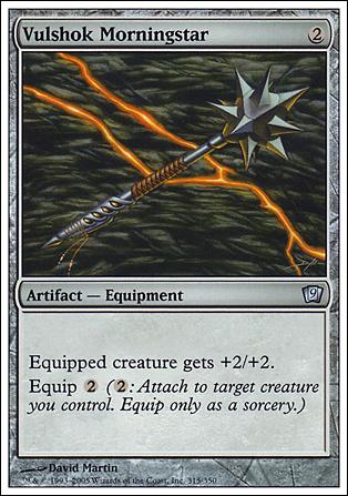 Magic the Gathering: 9th Edition (Base Set) card 315 Vulshok Morningstar