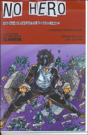 No Hero issue 1-G Signed Poster Edition  1/2000