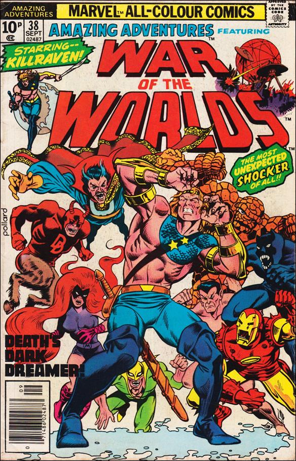 Amazing Adventures (1970) issue 38-B UK Price Cover