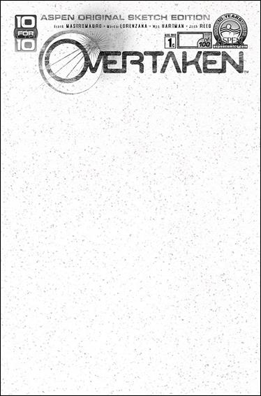 Overtaken issue 1-C Blank/Sketch Cover 1/100