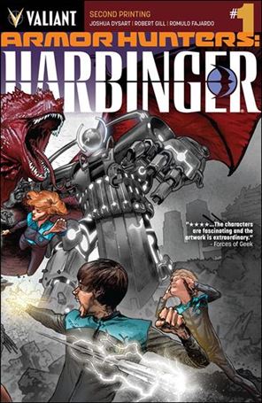 Armor Hunters: Harbinger issue 1-F Lewis LaRosa Gray Background Cover (2nd Printing)
