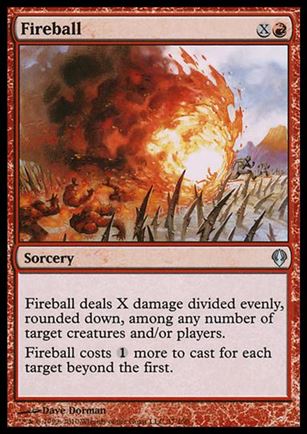 Magic the Gathering: Archenemy (Base Set) card 37 Fireball