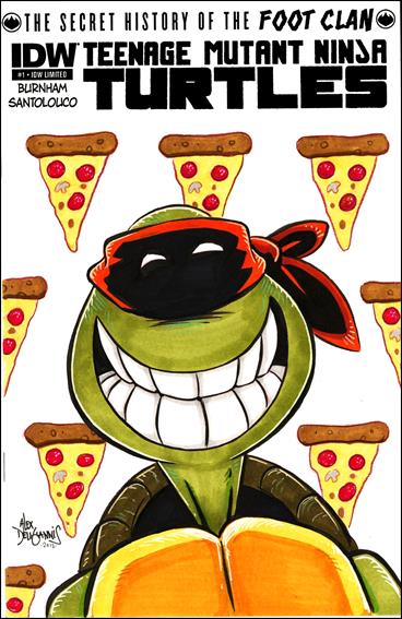 Teenage Mutant Ninja Turtles: The Secret History of the Foot Clan issue 1-L Alex Deligiannis Sketch Cover 1/25