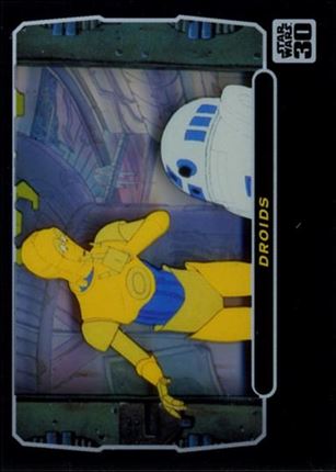 Star Wars 30th Anniversary (Animation Cel Subset) card 3 Droids