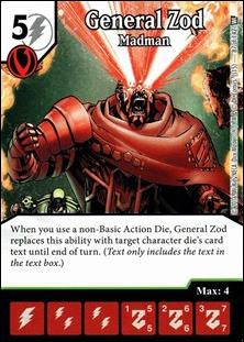 DC Comics Dice Masters World's Finest card 87 General Zod: Madman