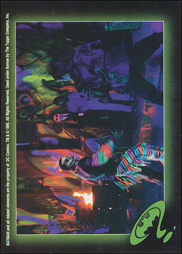 Batman Forever Stickers (Base Set) card 68 Crime Glows in the Dark