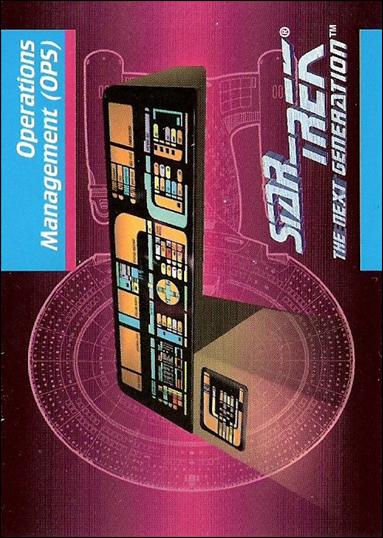 Star Trek: The Next Generation - Inaugural Edition (Base Set) card 98 Operations Management (OPS)