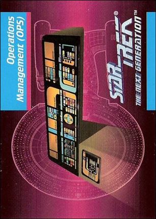 Star Trek: The Next Generation - Inaugural Edition (Base Set) card 98 Operations Management (OPS)