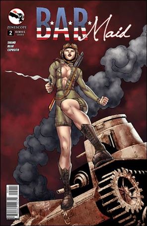 B.A.R. Maid issue 2-B Pasquale Qualano Cover