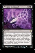 Magic the Gathering: Duel Decks: Ajani vs. Nicol Bolas card 70 Profane Command