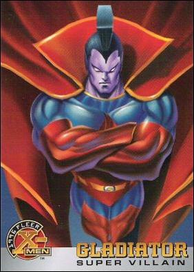 1996 Fleer X-Men Wal-Mart (Base Set) card 65 Gladiator