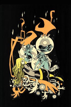 Charlie's Angels vs The Bionic Woman issue 3-E Jim Mahfood 1:30 Virgin Cover