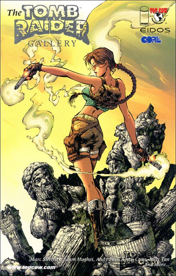 Tomb Raider Gallery issue 1-D Clarance Lansang Platinum Foil Cover 1/750