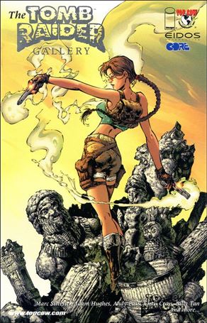 Tomb Raider Gallery issue 1-D Clarance Lansang Platinum Foil Cover 1/750
