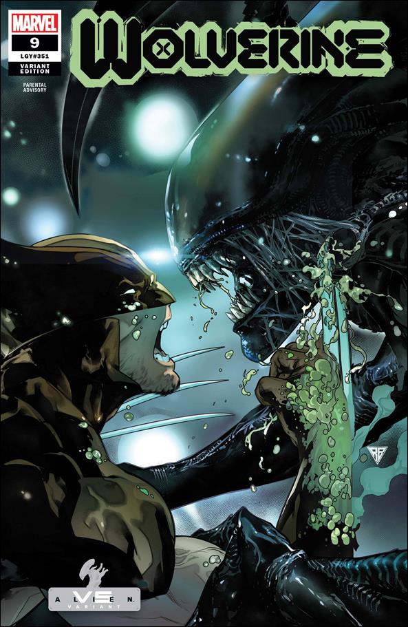 Wolverine (2020) issue 9-B R. B. Silva Marvel vs Alien Cover