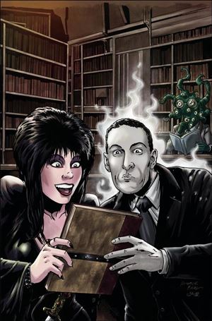 Elvira Meets H.P. Lovecraft issue 2-H Kewber Baal Virgin Cover