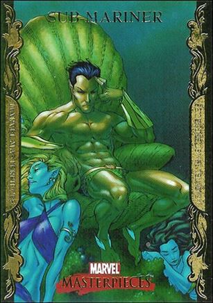 2007 Marvel Masterpieces (Parallel Gold Border Base Set) card 82 Sub-Mariner